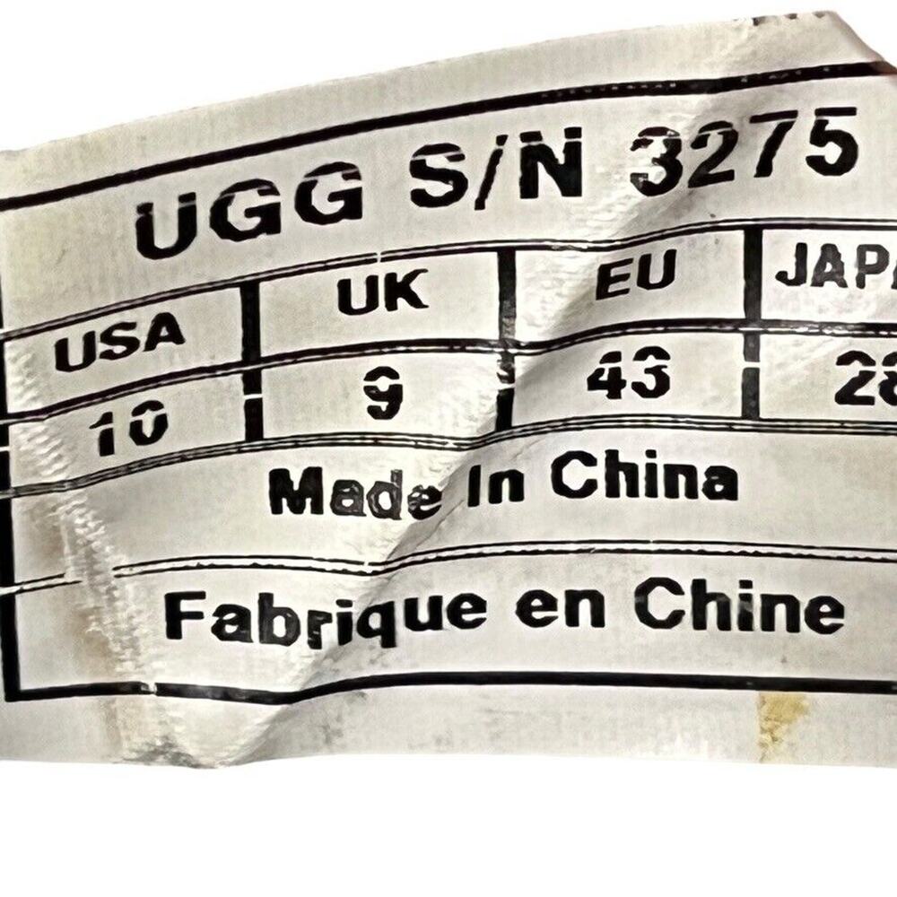 Ugg 3275 Leighton Chukka Lace Up Brown Leather Mens Ankle Boots Shoes sz 10 - Picture 3 of 16